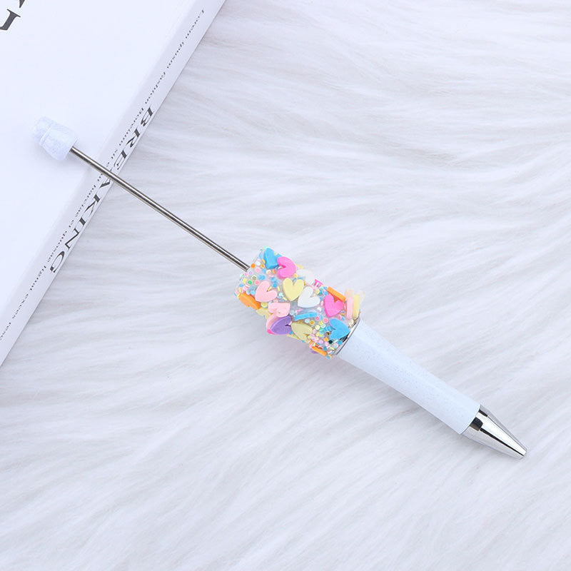Wholesale DIY Love Beaded Pen Beaded Ballpoint Pen